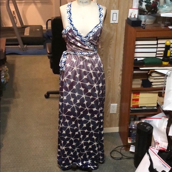 batik wrap dress
